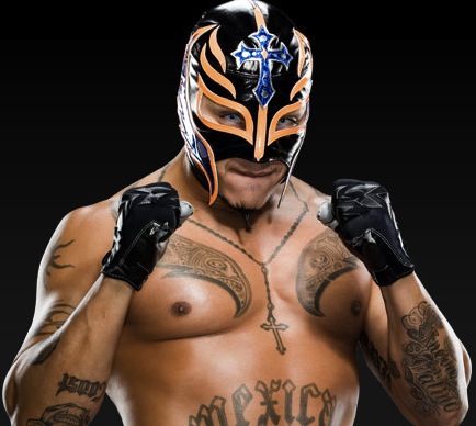 Name: Rey Mysterio, Height: 5ft 6in, Weight: 175 lbs, Signature Move: 619