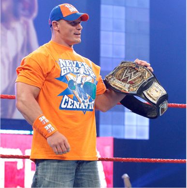 Name:John Cena, Height: 6ft 1in, Weight: 240 lbs, Signature Move: Aditude Ajustment,STF