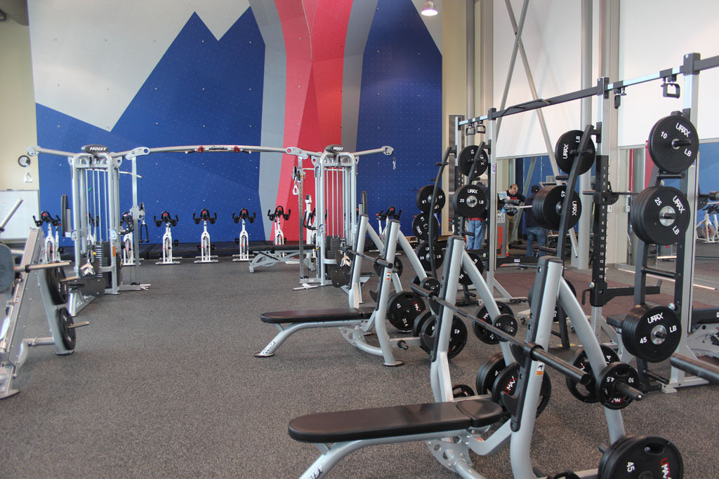  This is a picture of a part of the gym in EFC.